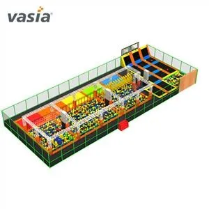 แทรมโพลีนพาร์คพร้อมบ่อโฟม